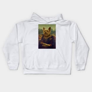 Mona Lisa Yorkshire - Gioconda Yorkshire - Pet Gift Kids Hoodie